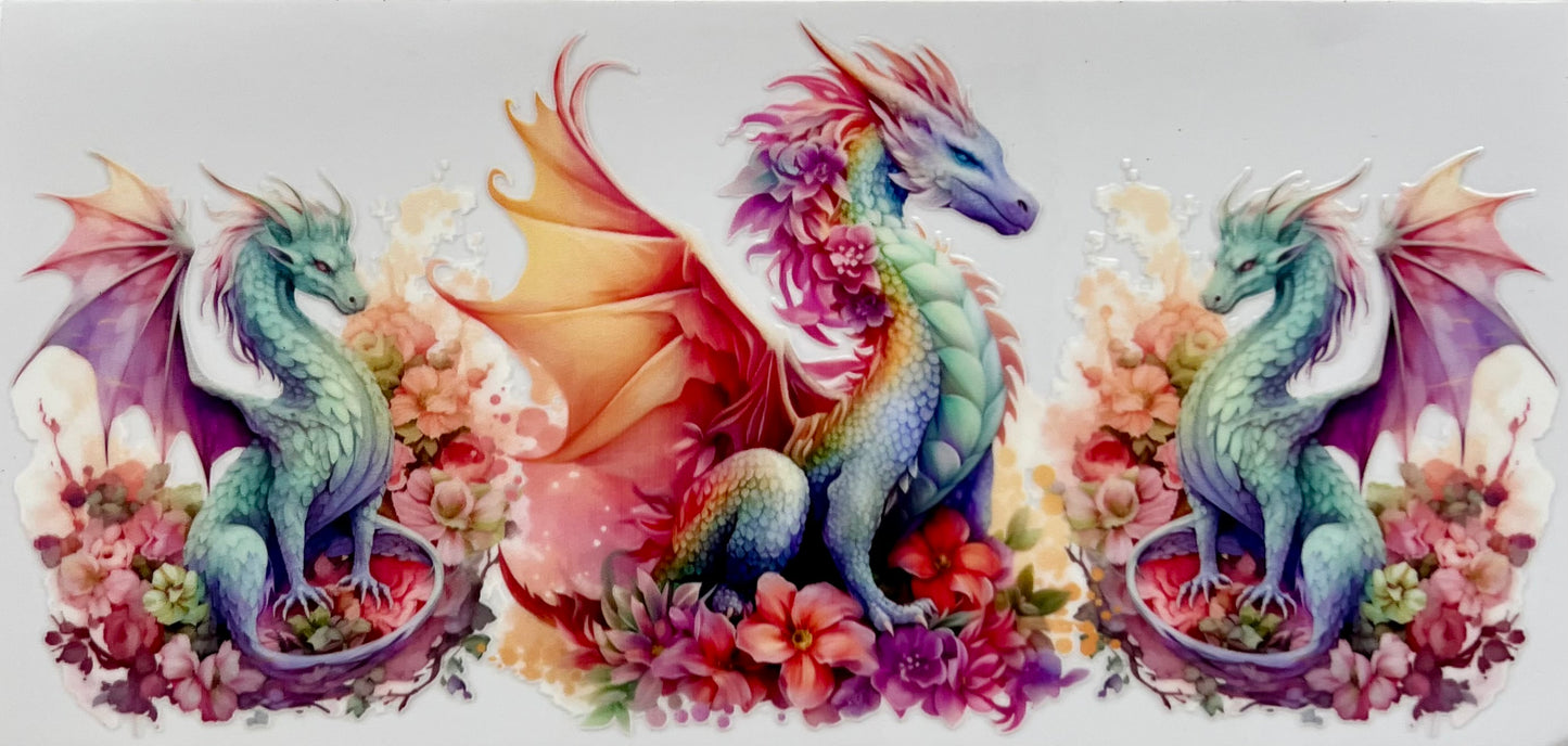 #278- Rainbow Mystic Flower Dragon