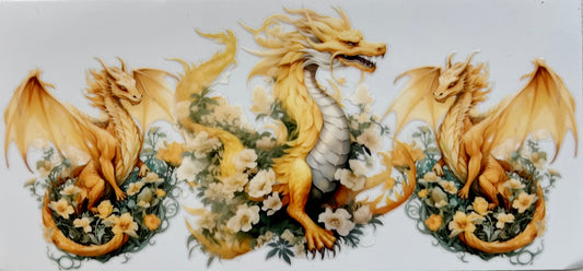 #277- Yellow Flower Dragon