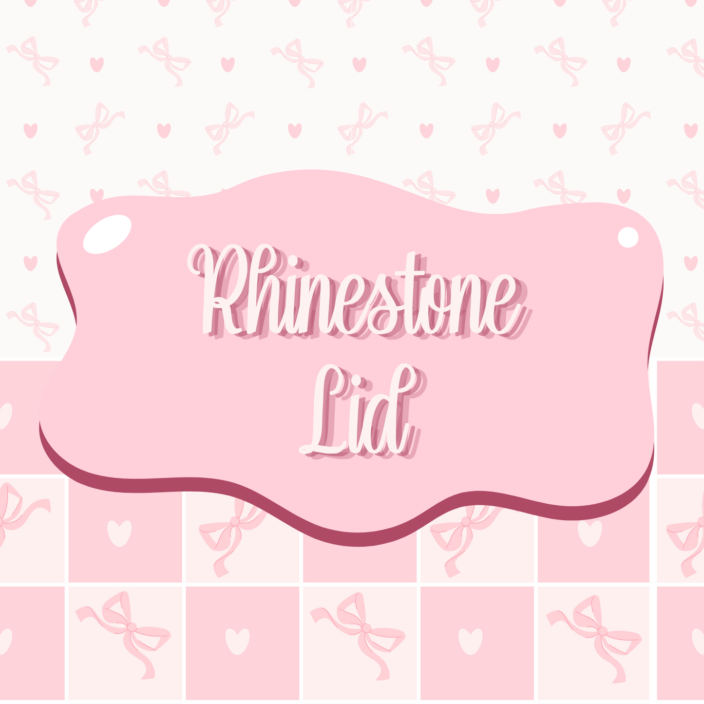 Rhinestone Lid