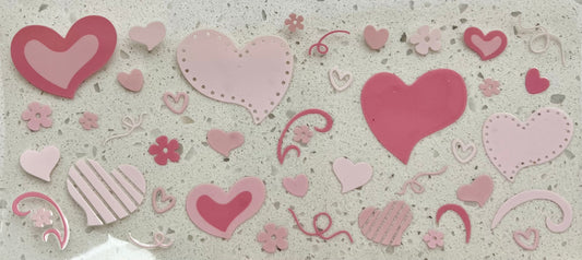 #194- Pink Hearts